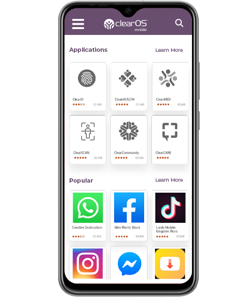 ClearSHELL Mobile Launcher & Marketplace Screenshot
